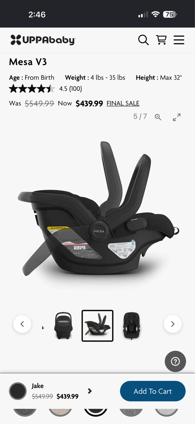 UPPAbaby MESA Infant Car Seat - photo 3