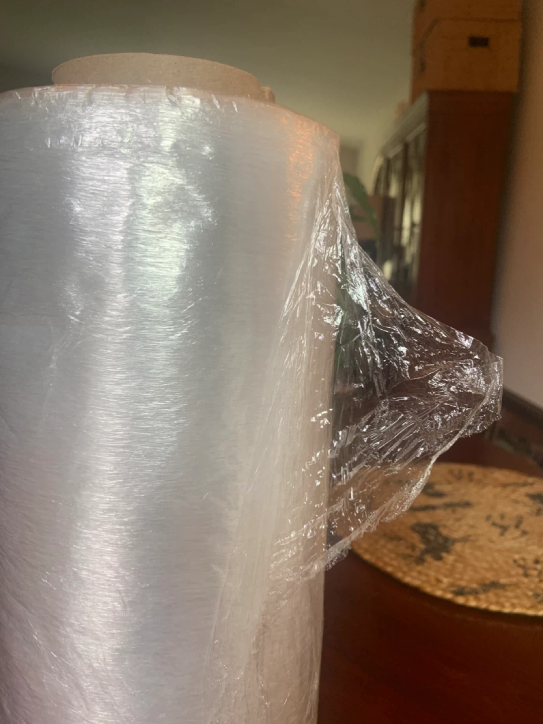 Roll of Plastic Stretch Wrap Moving Packing - photo 4