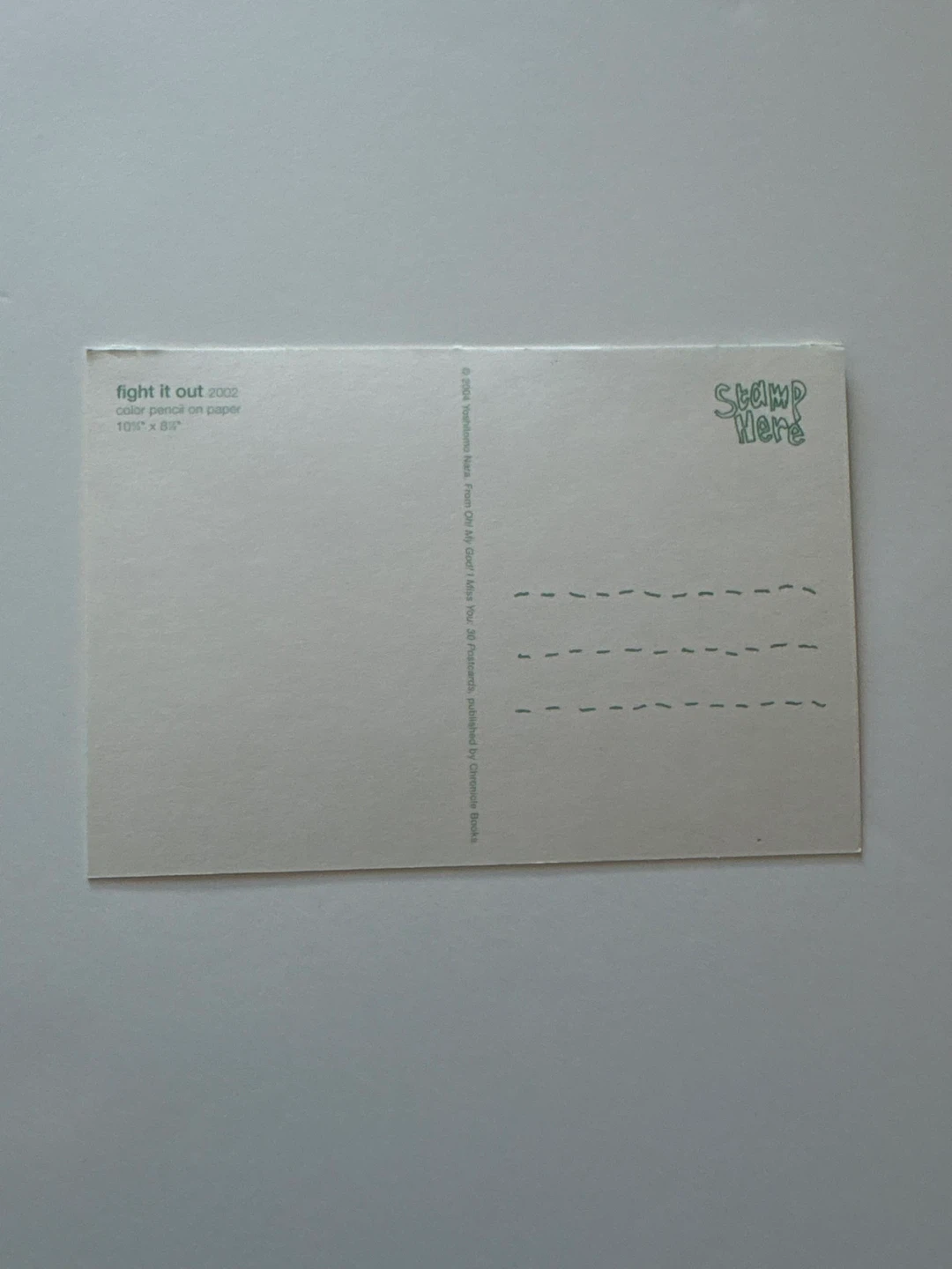 Yoshimoto Nara  Postcard - 2 - photo 2