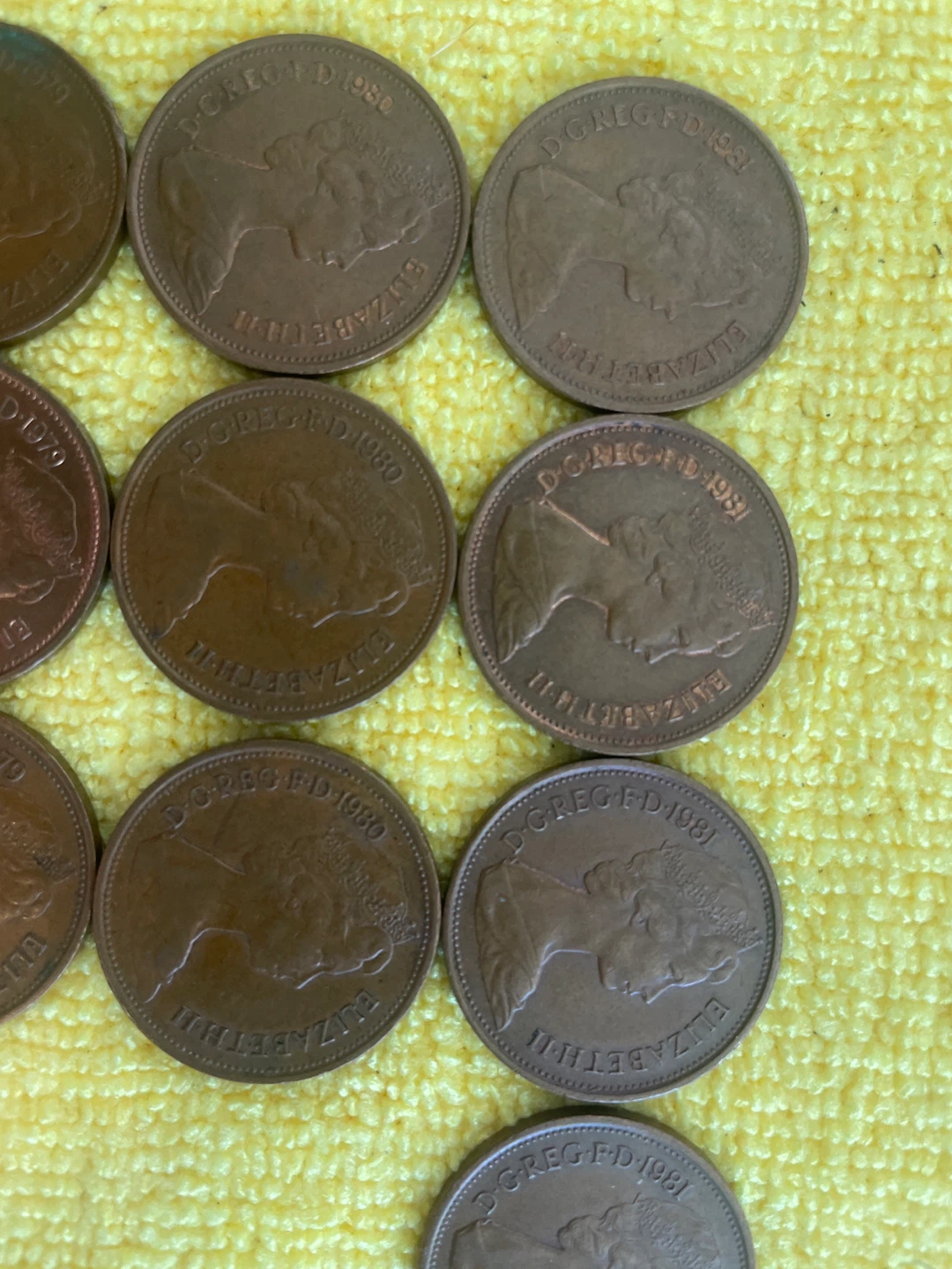 RARE 2 NEW PENCE 1971 Coin LOT - photo 2