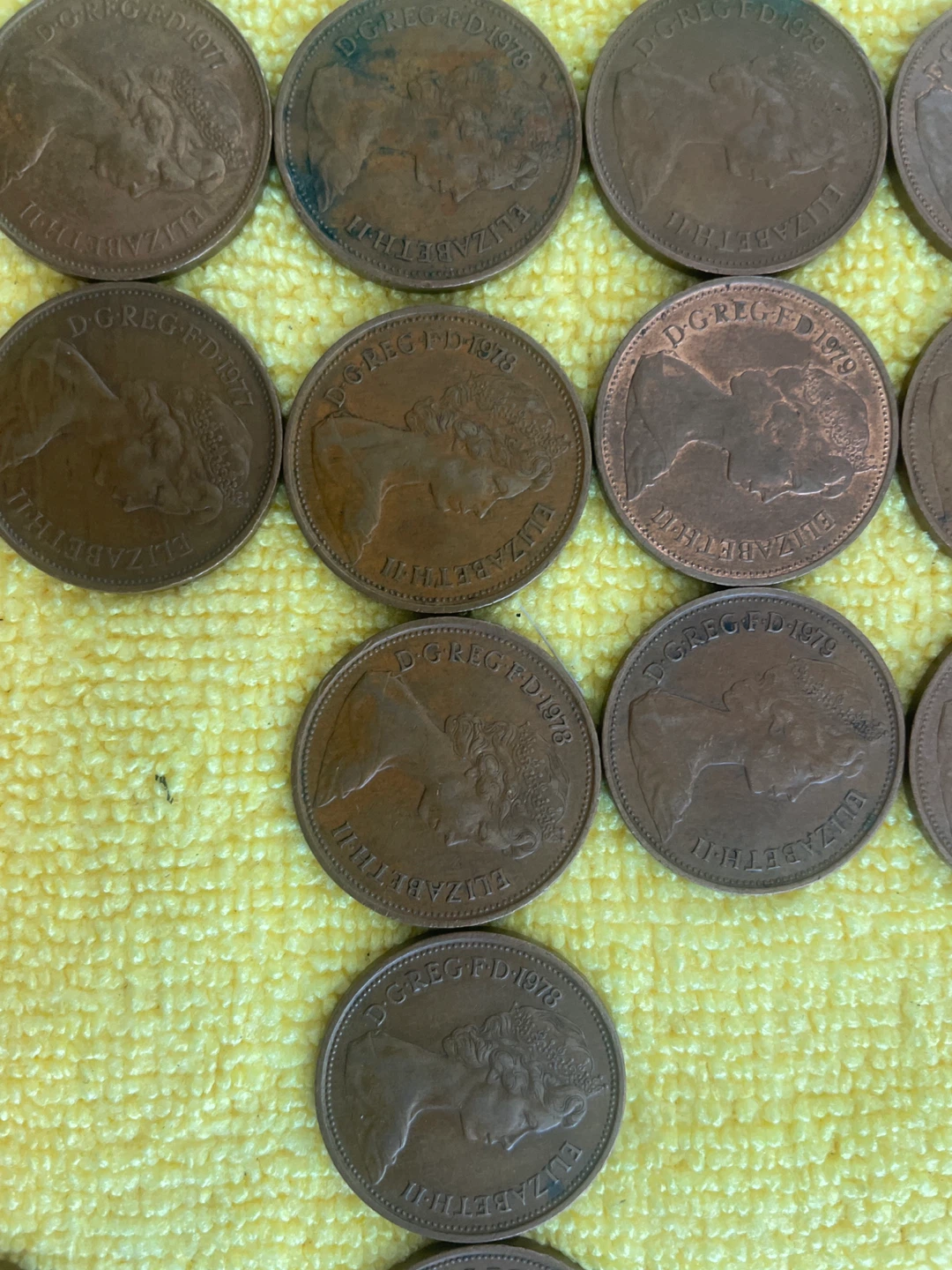 RARE 2 NEW PENCE 1971 Coin LOT - photo 3