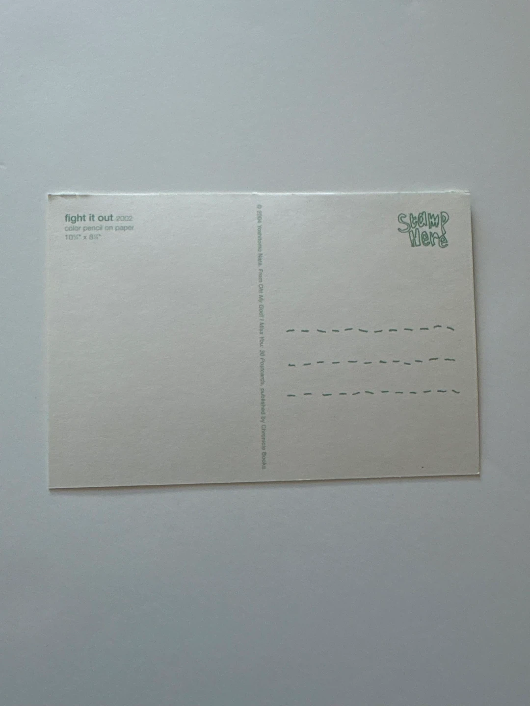Yoshimoto Nara  Postcard - 3 - photo 2