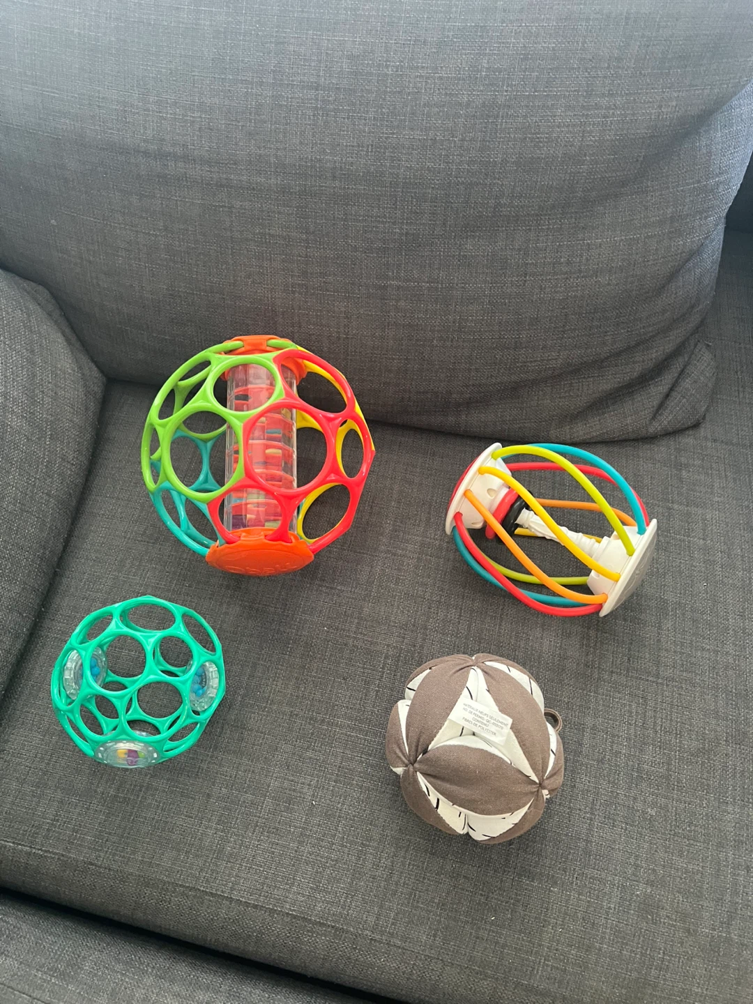 Oball Infant Rattles and Textured Balls