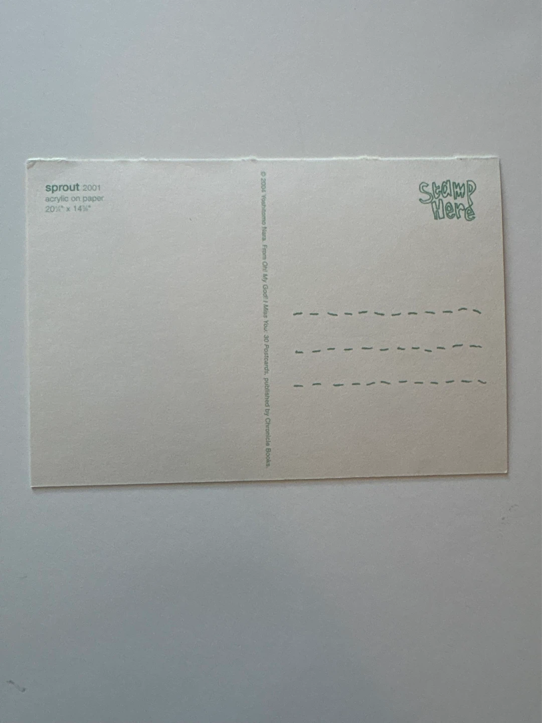 Yoshimoto Nara  Postcard - 7 - photo 2