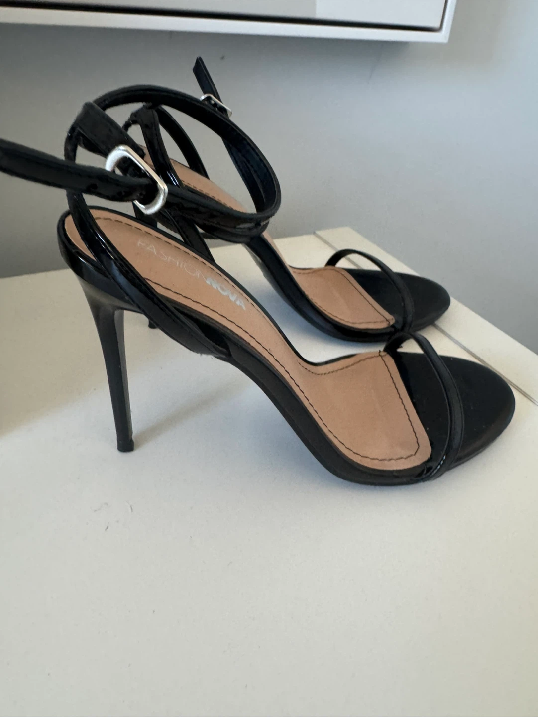 Fashion Nova Black Patent Stiletto Heels - photo 2