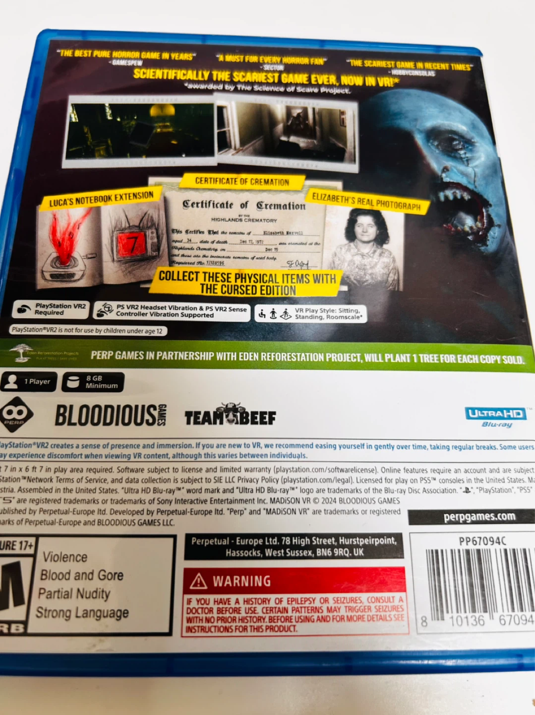 [MADISON] [PSVR2] [PS5] [TOP VR HORROR] [COLLECTORS COPY] - photo 2