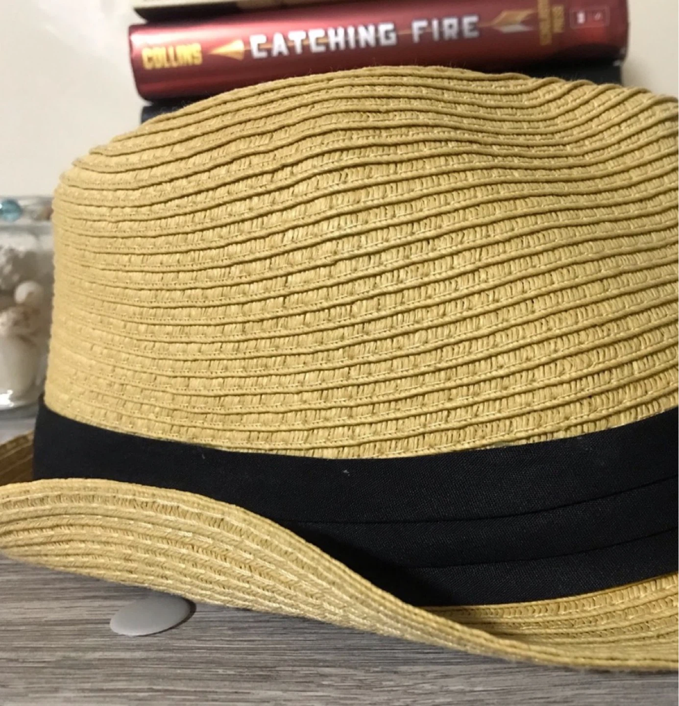 Angela & William Straw Fedora Hat ⚽️ - photo 3