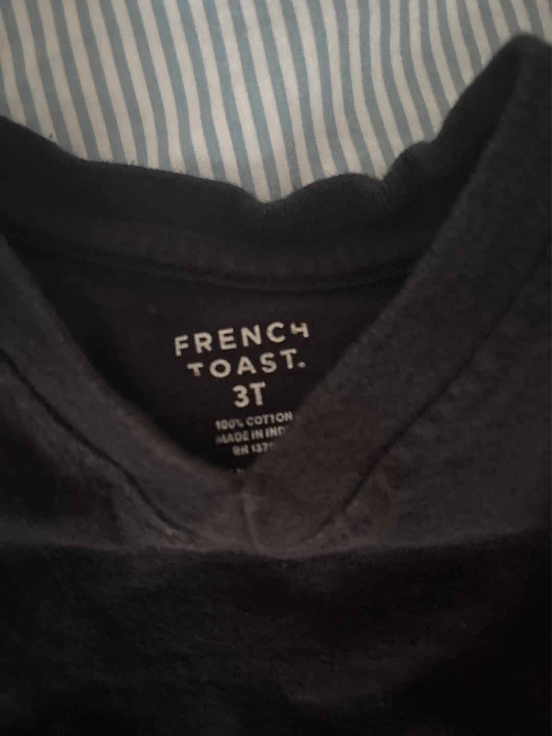 French Toast Black Cotton T-Shirt⚽️ - photo 2