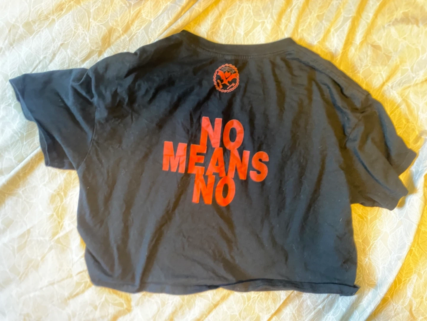 NoMeansNo Crop Top Female Medium - photo 2