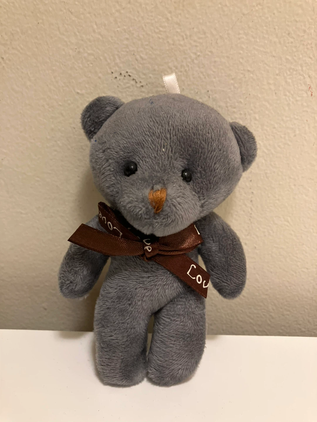 Grey Teddy Bear Plush Toy - photo 2