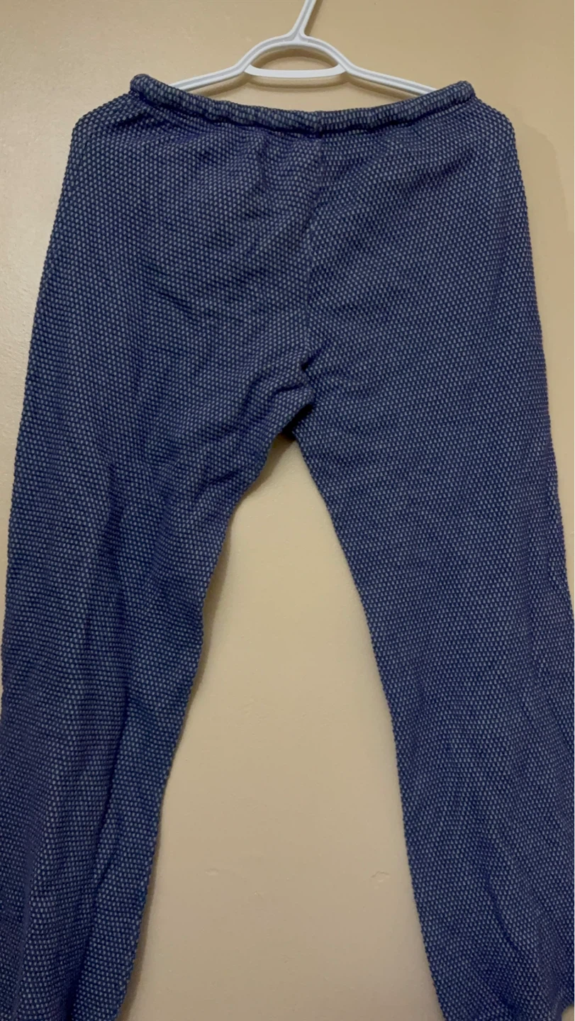 Blue Waffle Knit Lounge Pants Men’s Large {new without tag} - photo 3