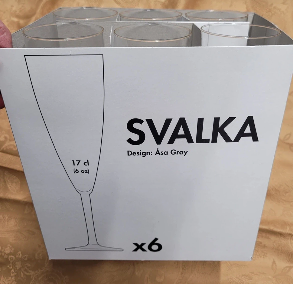 IKEA SVALKA Glasses - Set of 6