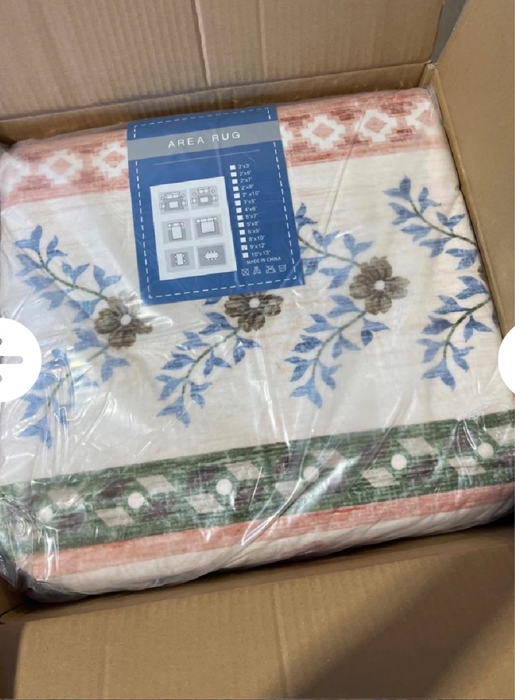 Area Rug - Floral Pattern - photo 4