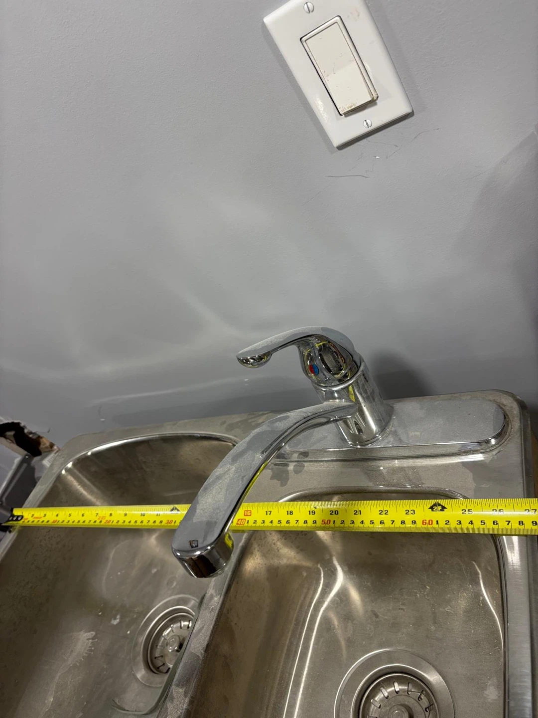 Double Stainless Steel Kitchen Sink with Faucet - photo 2