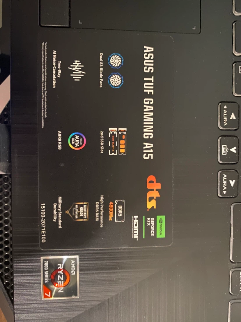 ASUS TUF Gaming A15 Laptop - photo 3