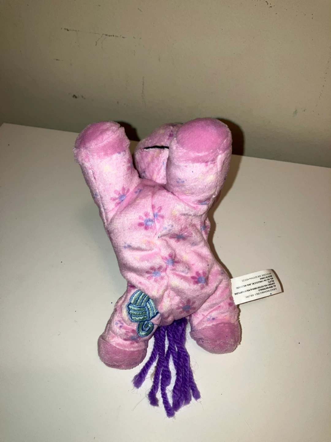 Pink Floral Plush Pony - photo 3