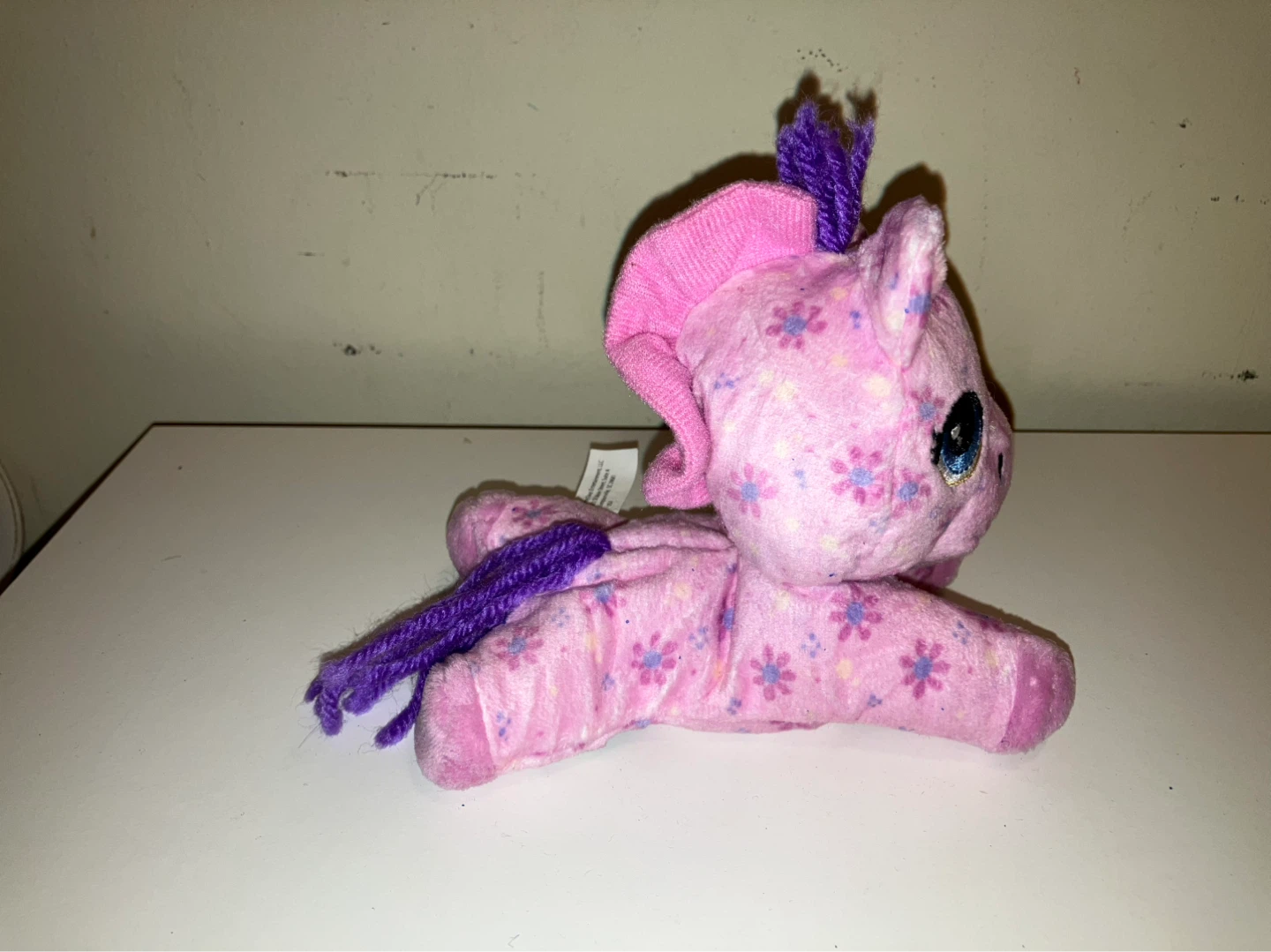 Pink Floral Plush Pony - photo 2