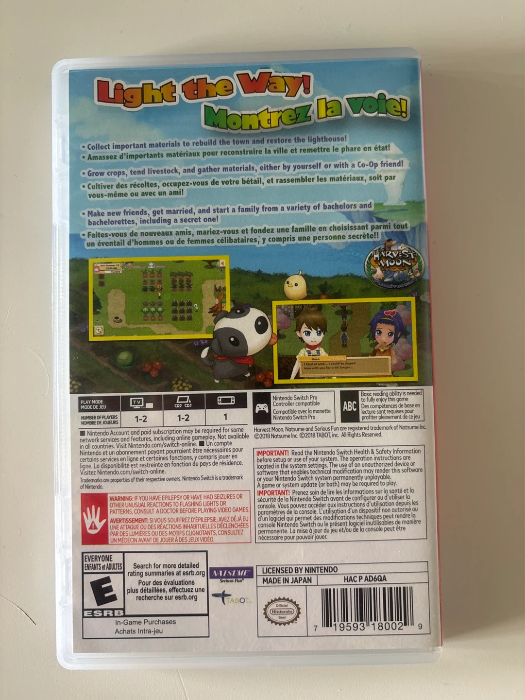Harvest Moon Light of Hope Special Edition Nintendo Switch Game - photo 2