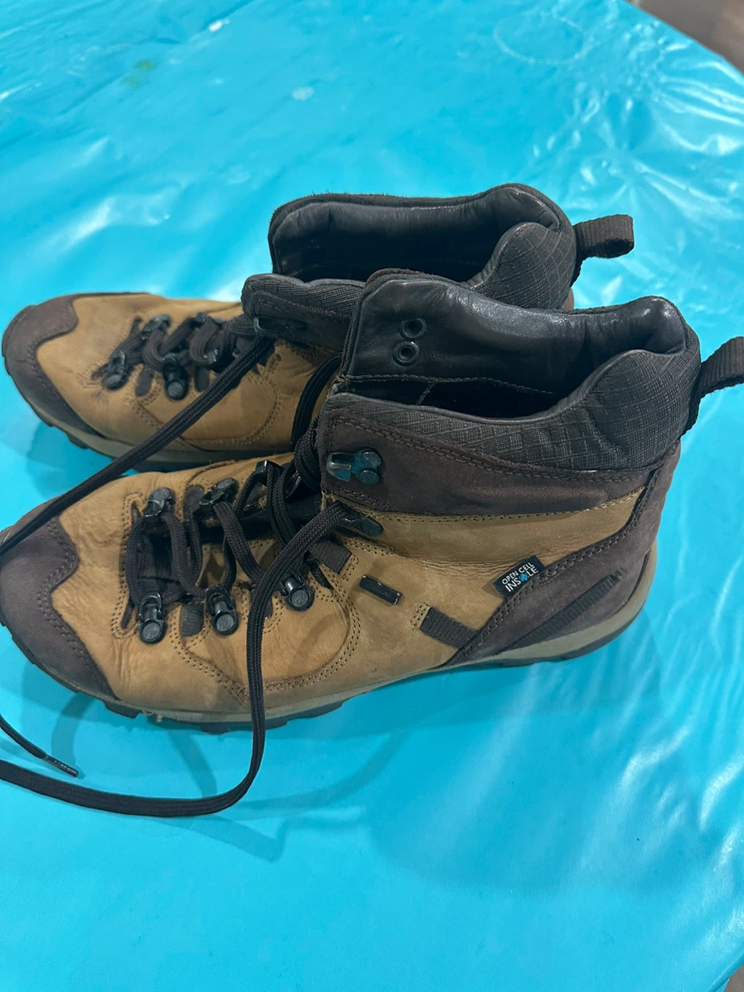 Brown Leather Hiking Boots - photo 4