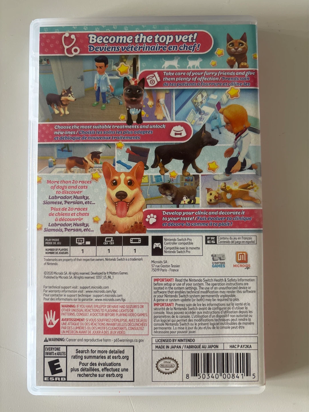 My Universe Pet Clinic Cats & Dogs Nintendo Switch Game - photo 2