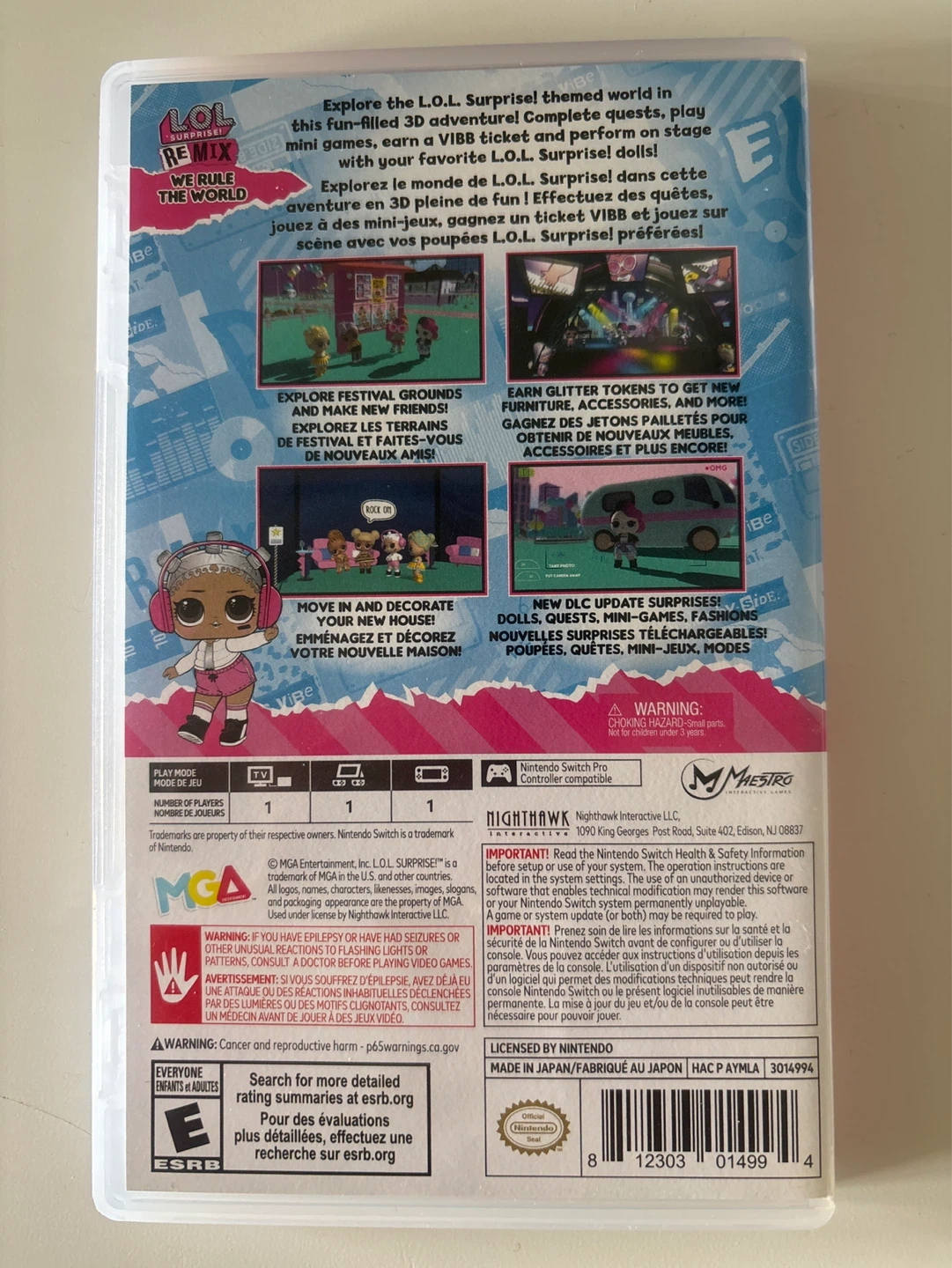 Nintendo Switch L.O.L. Surprise! Remix: We Rule the World Game - photo 2
