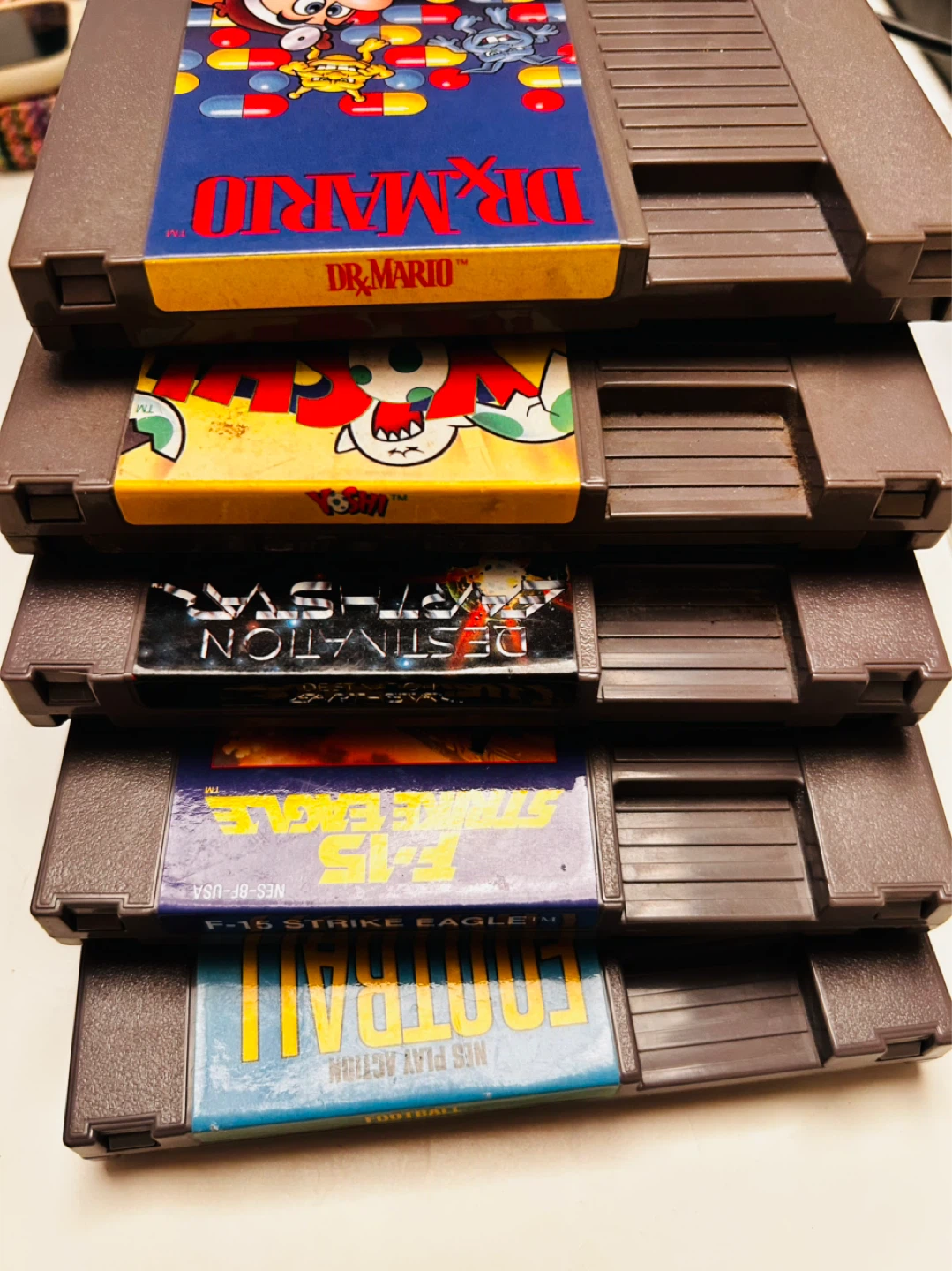5 x NES GAMES for $45 FIRM.  2 games at fair market pays bundle