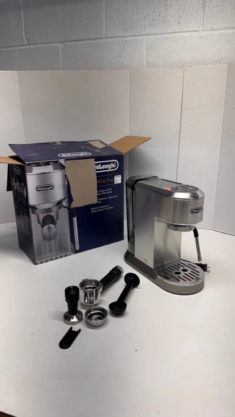 De’Longhi Dedica Duo Espresso Machine – Needs Water Tank Repair