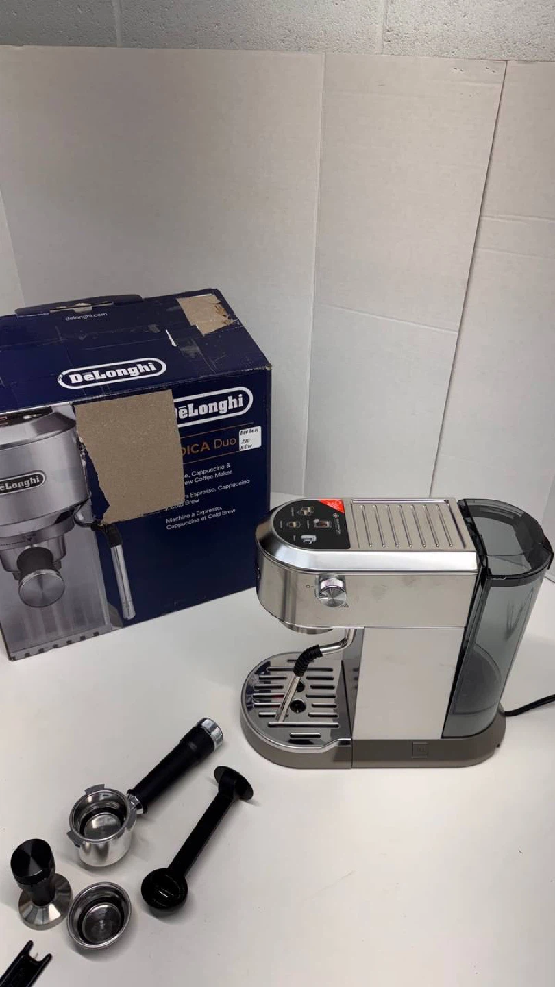 De’Longhi Dedica Duo Espresso Machine – Needs Water Tank Repair - photo 3