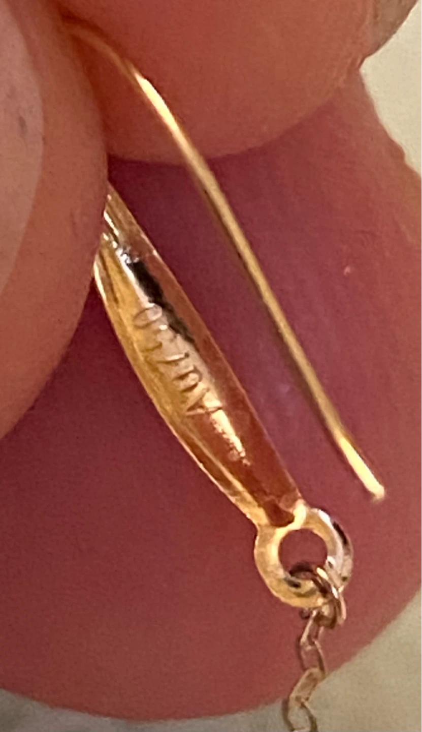 18K Gold Pearl Drop Earrings - photo 5