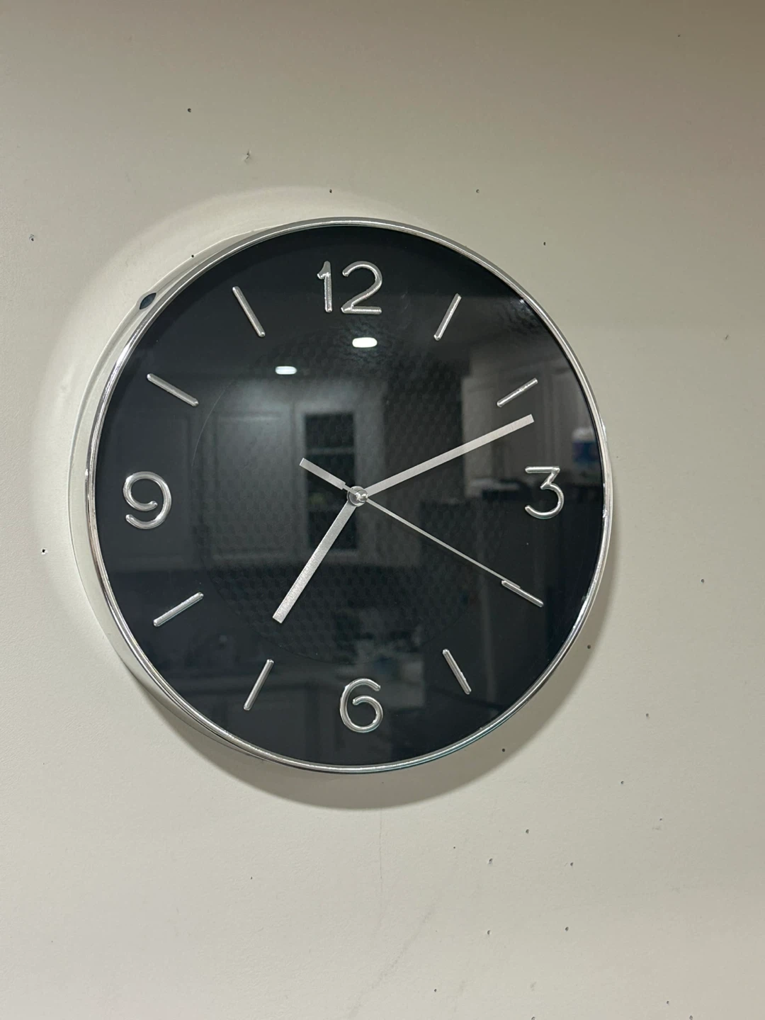 Modern Black Wall Clock