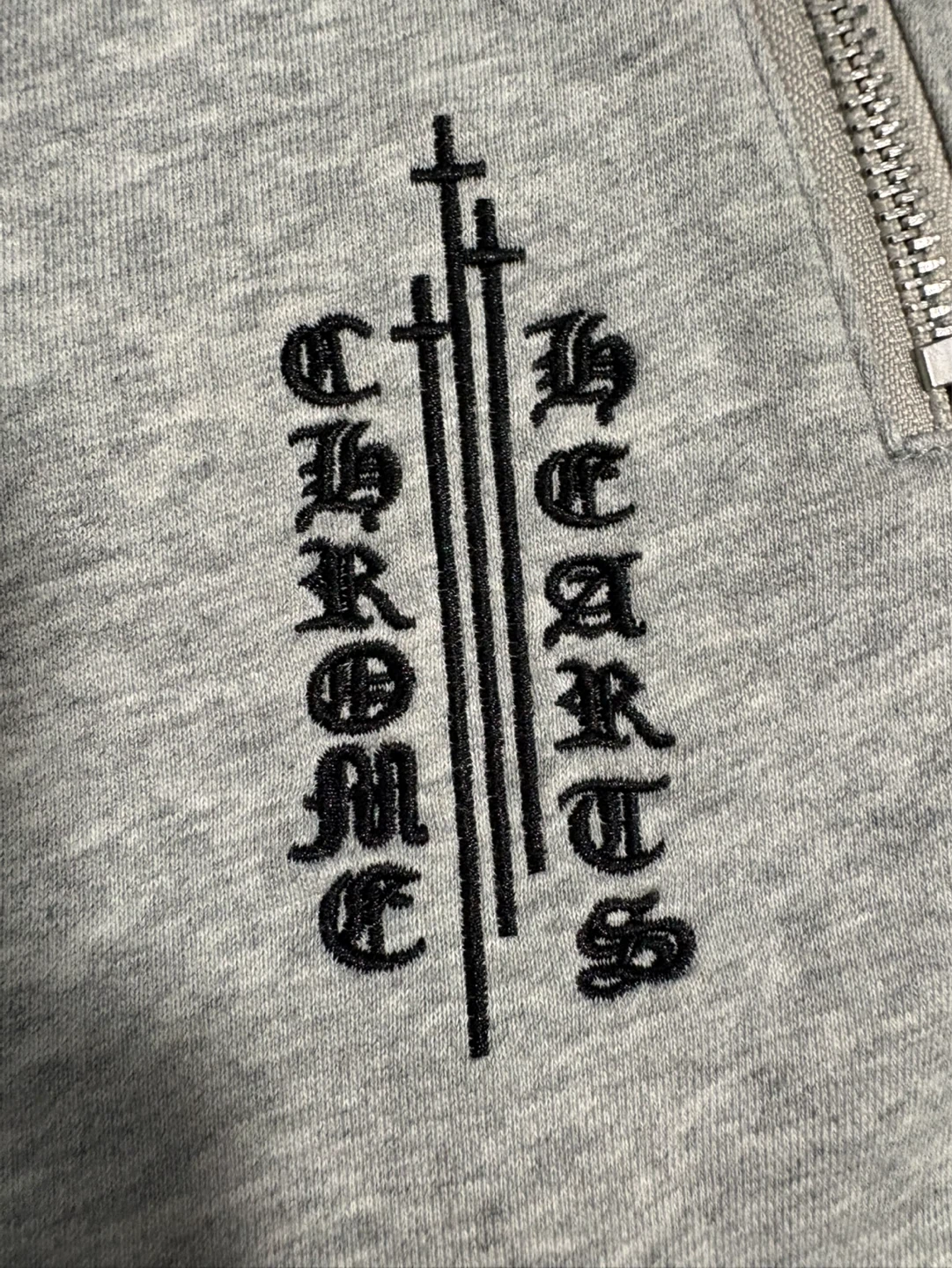 Chrome Hearts Grey Sweat Shorts - photo 5