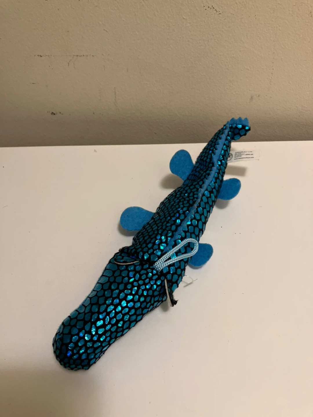 Blue Sparkling Fish Plush Toy - photo 2