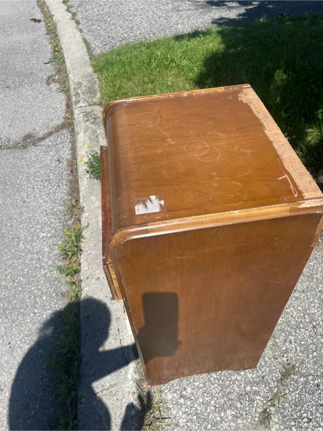 Vintage Wooden Side Table - photo 4