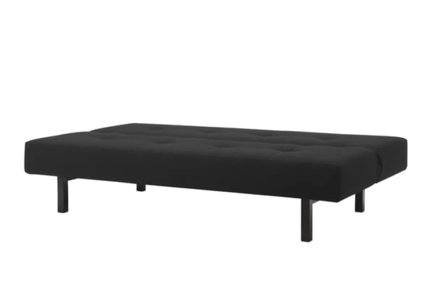 Black Futon Couch - photo 2