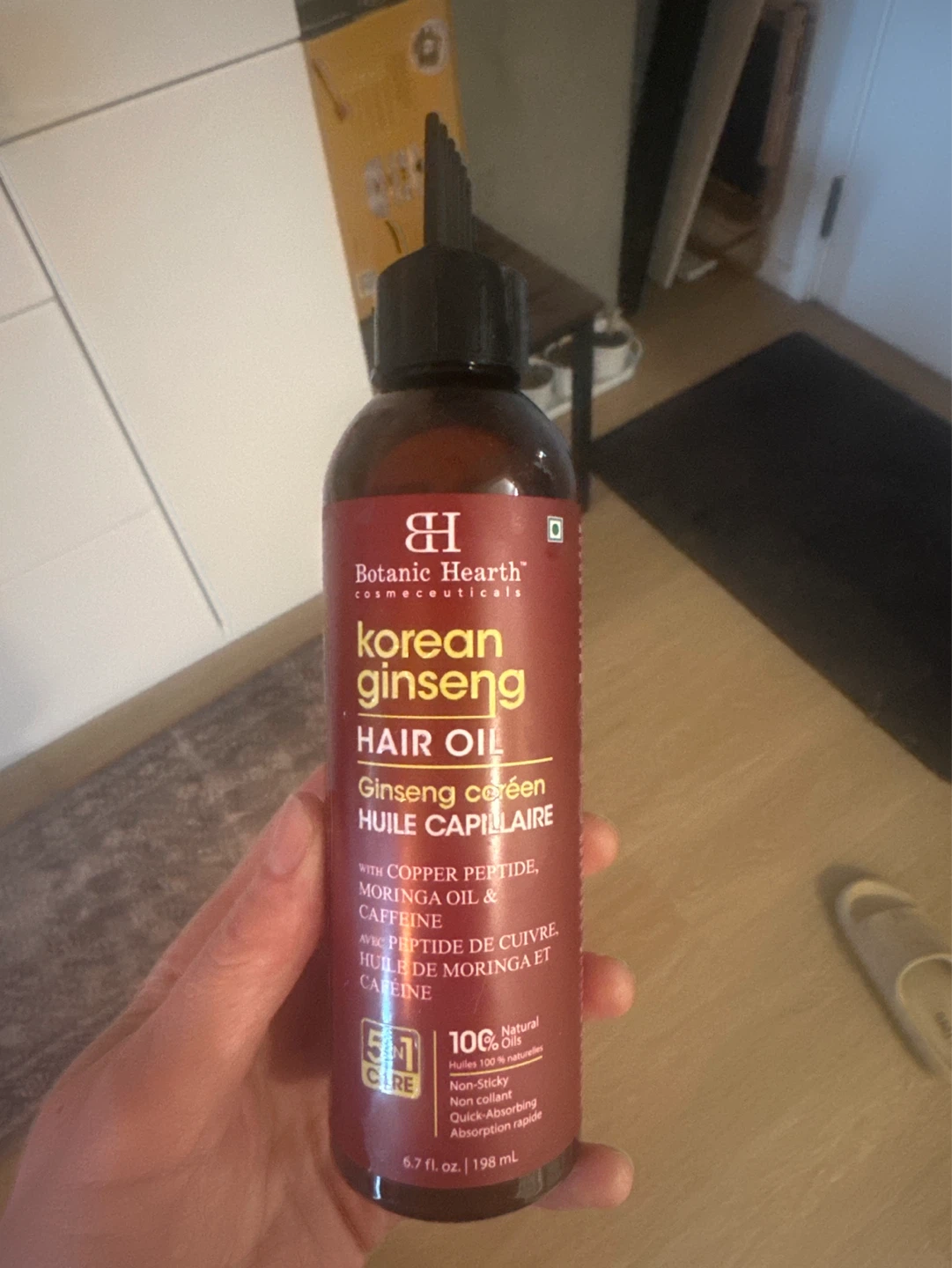 Botanic Hearth Korean Ginseng Hair Oil 198mL