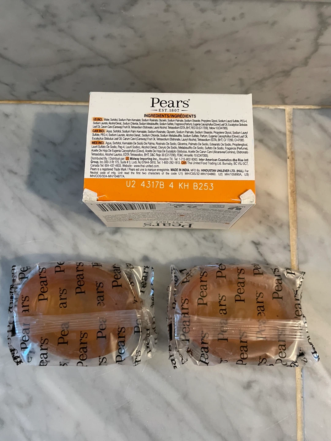 Pears Transparent Soap Bars - 2 Pack $3 - photo 2