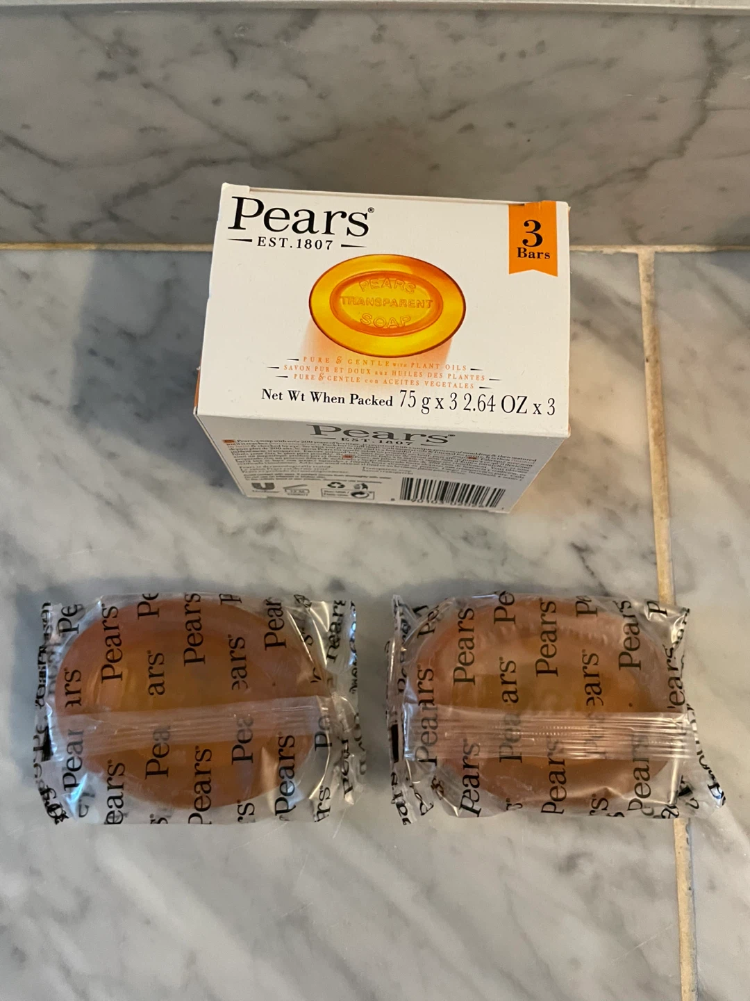 Pears Transparent Soap Bars - 2 Pack $3