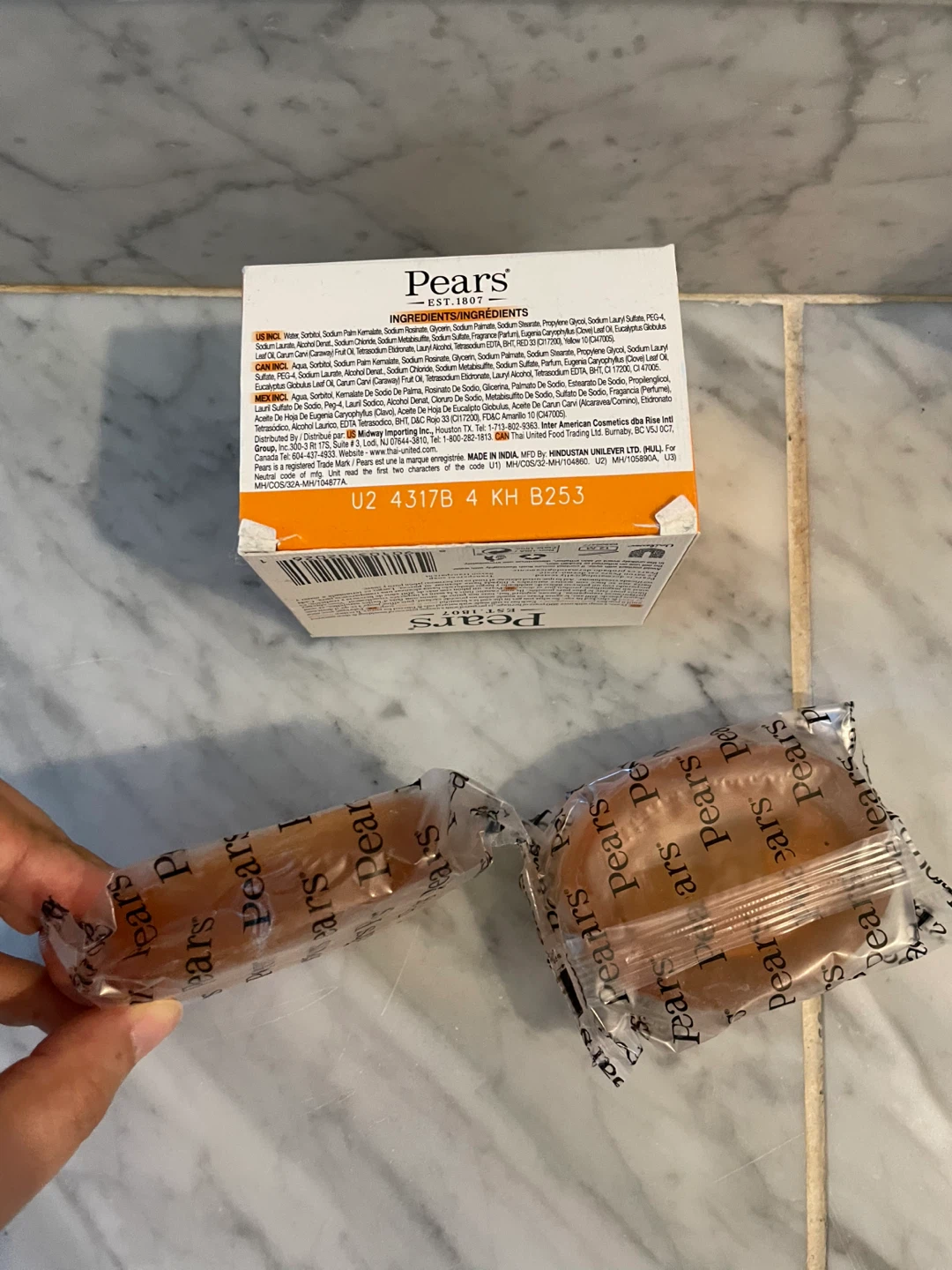Pears Transparent Soap Bars - 2 Pack $3 - photo 3