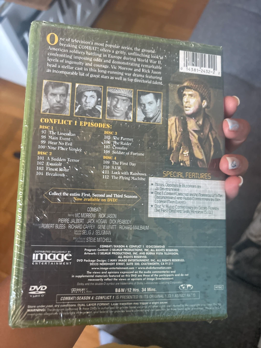 Combat! Season 4 Conflict 1 DVD Set⚽️ - photo 2