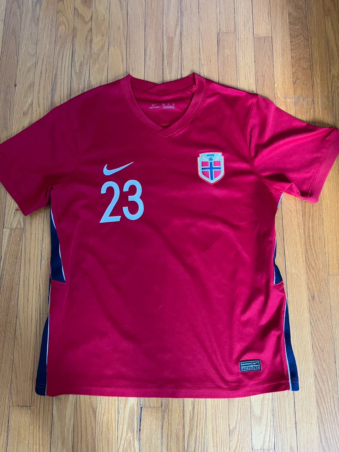 Nike Norway Haaland 23 Soccer Jersey