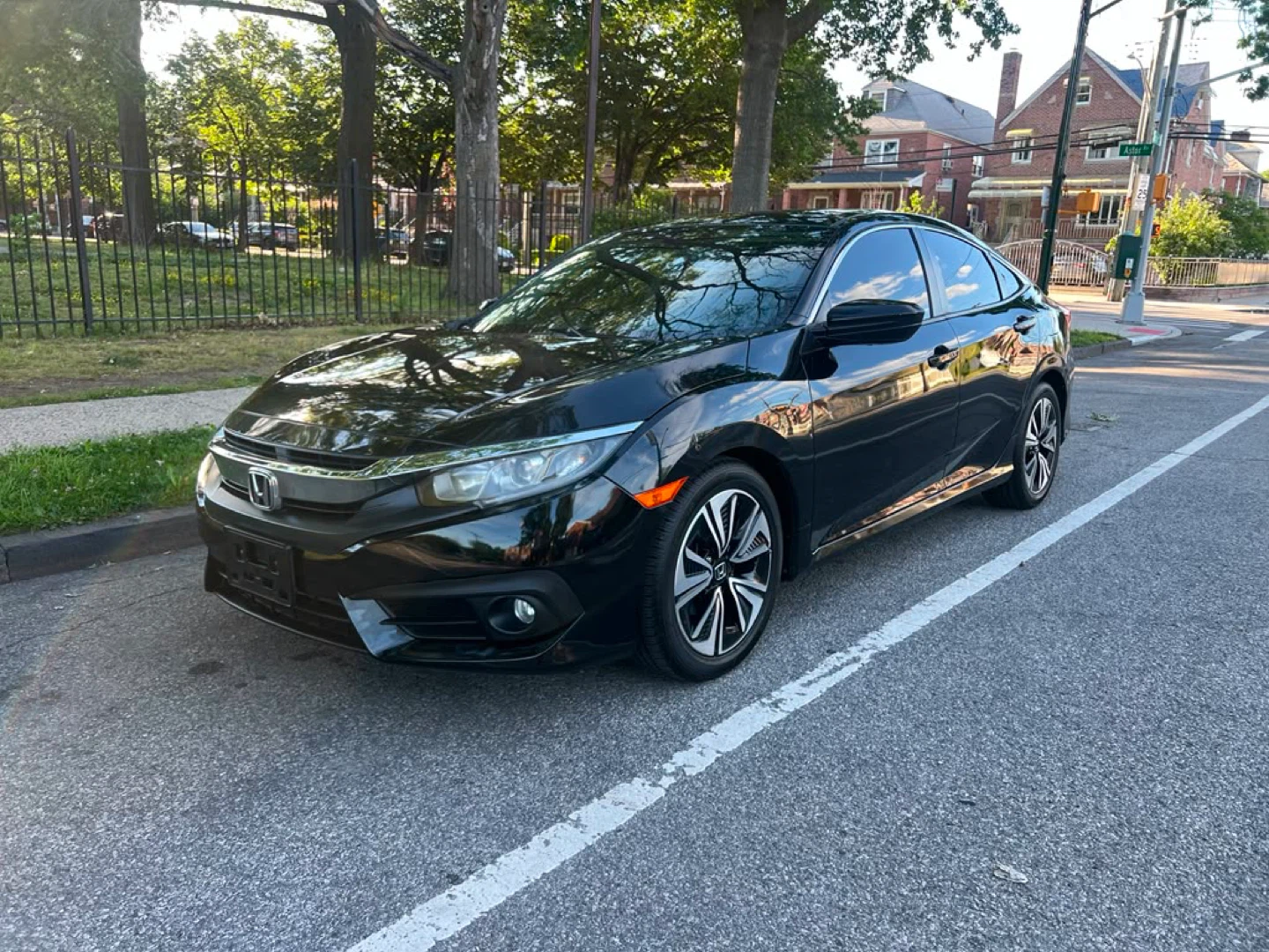 2017 Black Honda Civic EX Sedan - photo 2