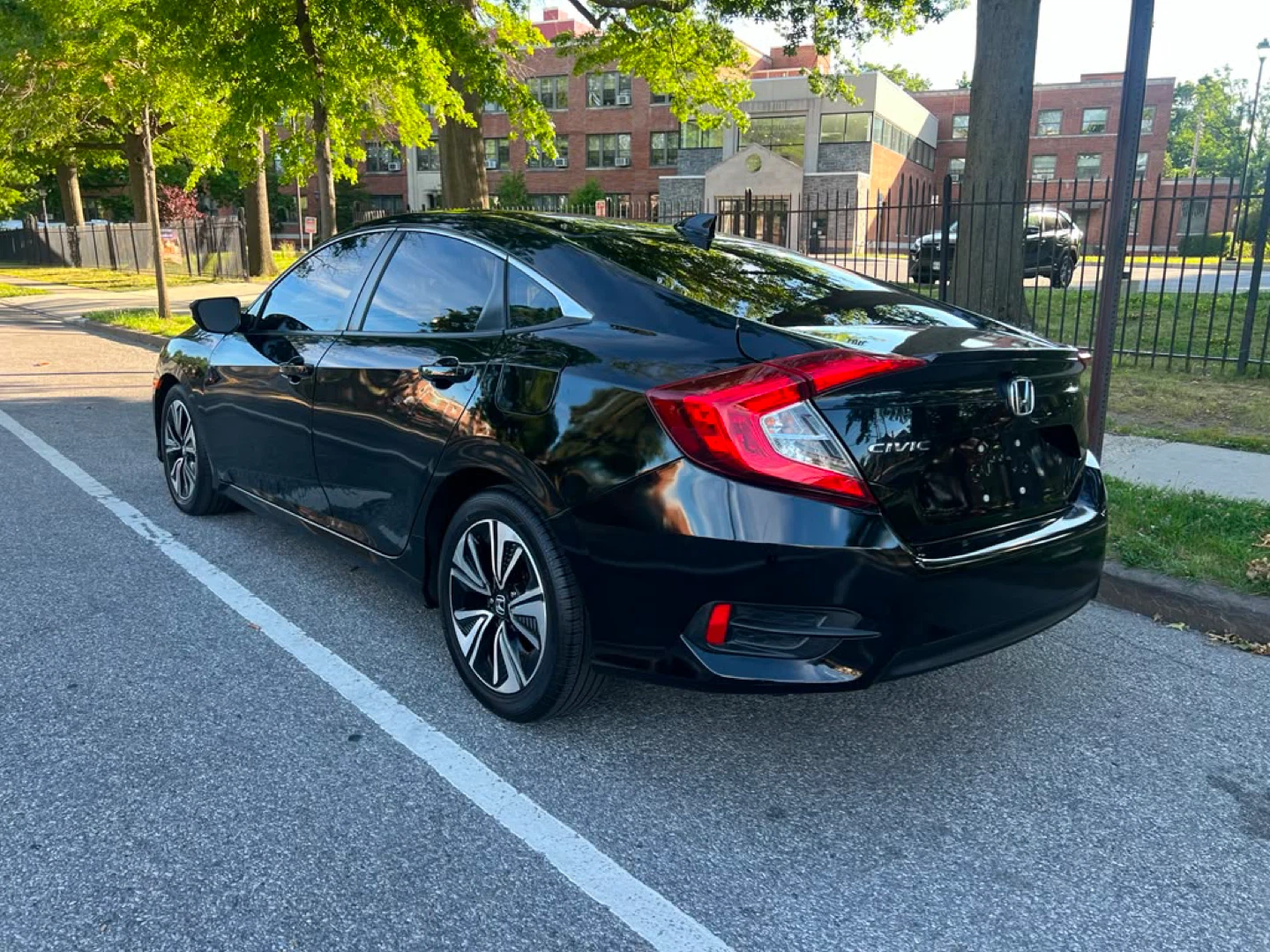 2017 Black Honda Civic EX Sedan - photo 3