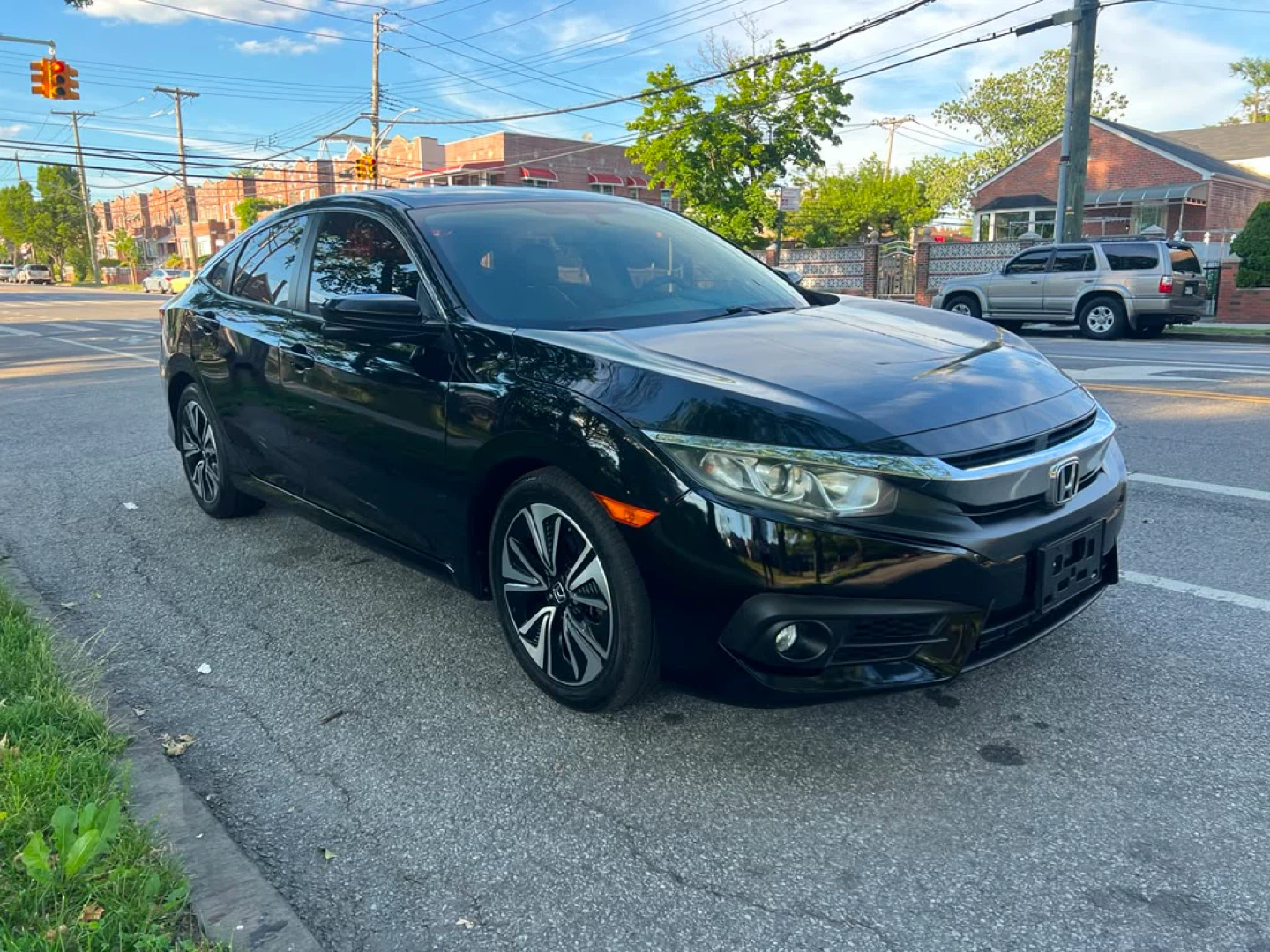 2017 Black Honda Civic EX Sedan - photo 4