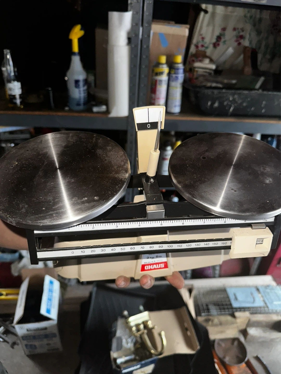 Ohaus Harvard Trip Triple Beam Balance Scale 2kg 5lb - photo 3