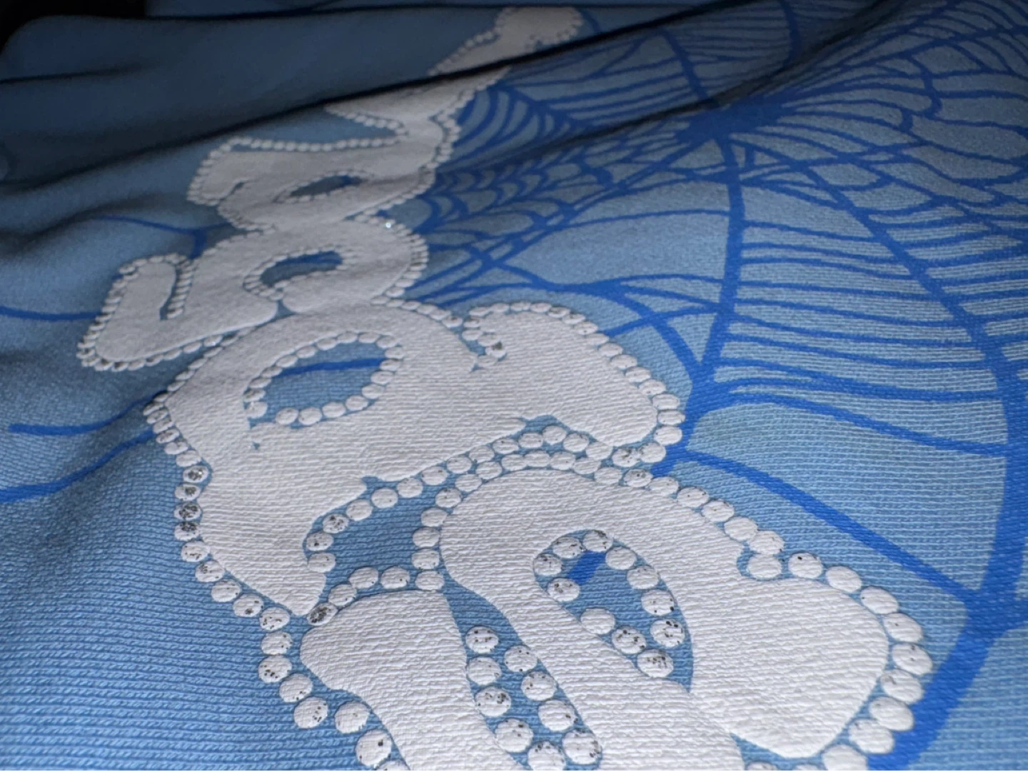 Spider-web graphic hoodie - photo 3