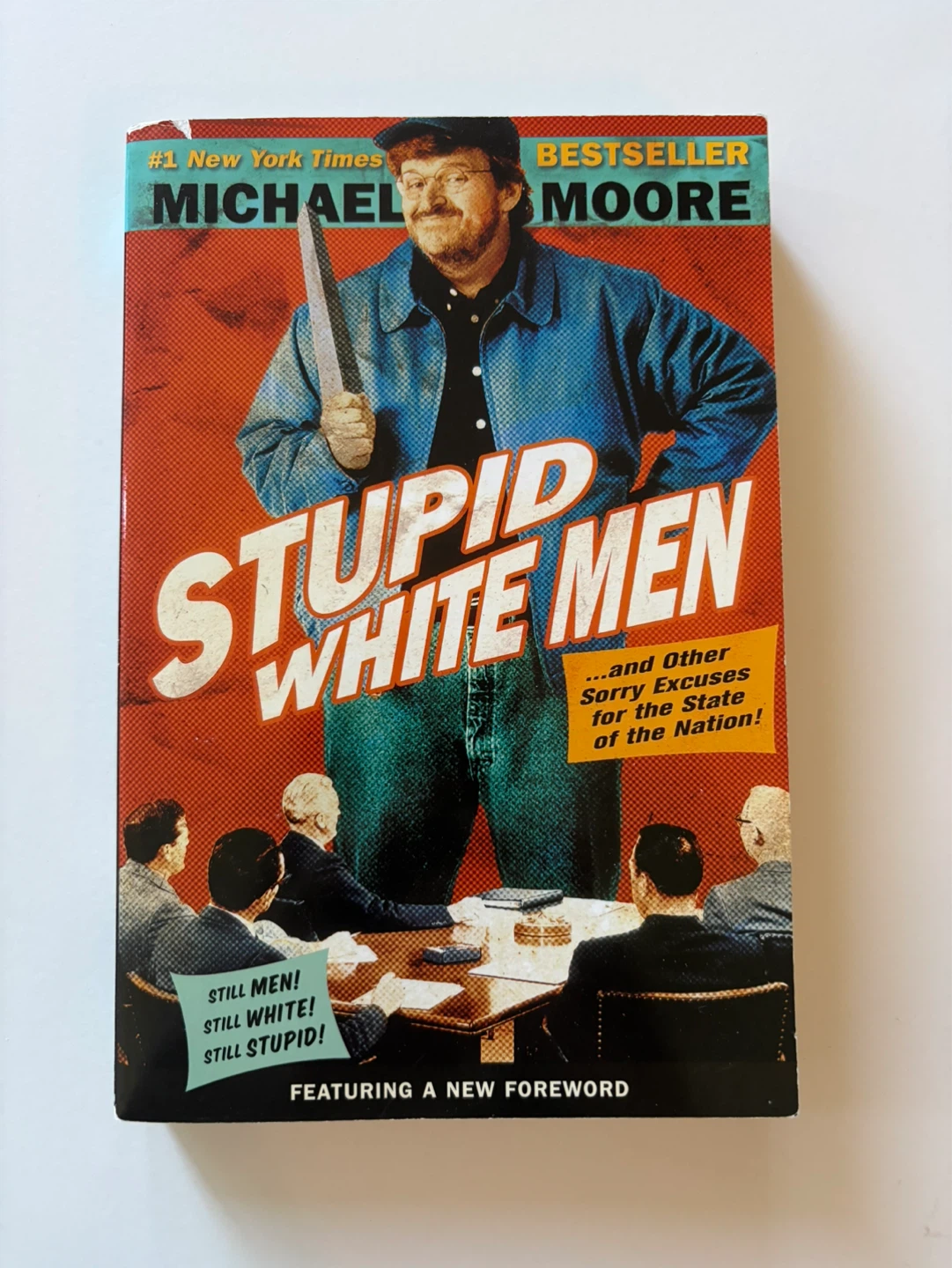 Stupid White Men by Michael Moore Book ⚽️