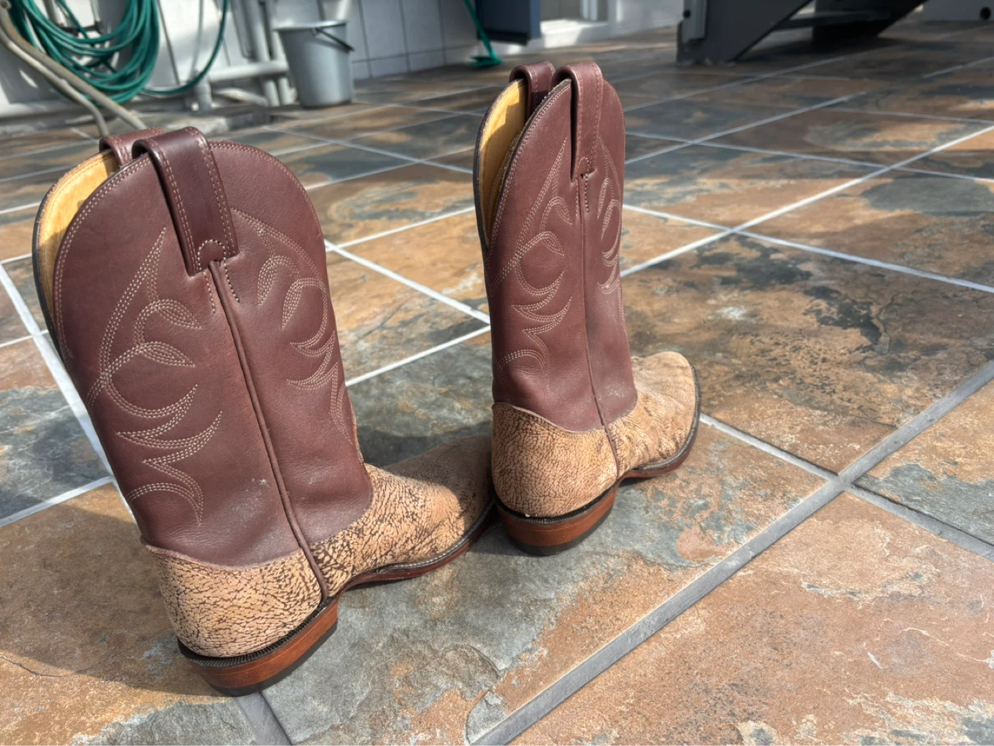 Women’s Brown Leather Cowboy Boots - photo 3