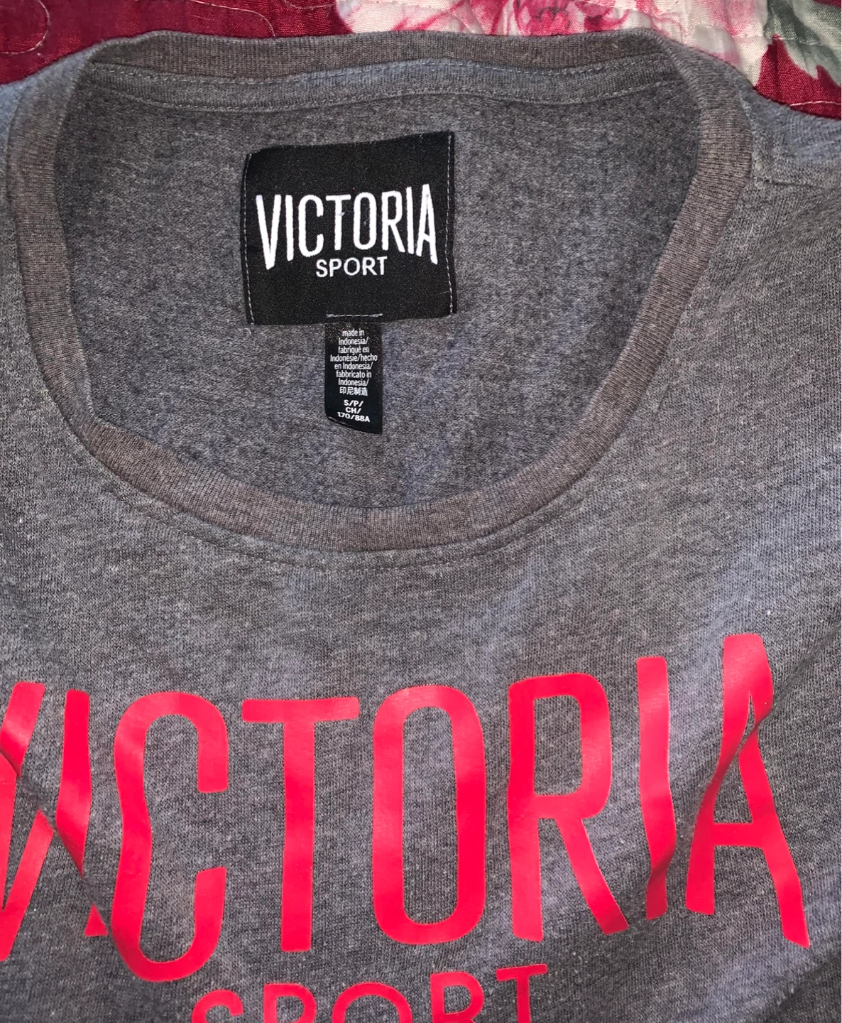 ⚽ Victoria Sport Grey Long Sleeve Top - photo 2