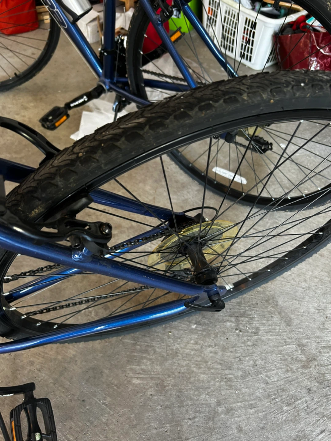 Nakamura Blue Hybrid Bike with Water Bottle - photo 4