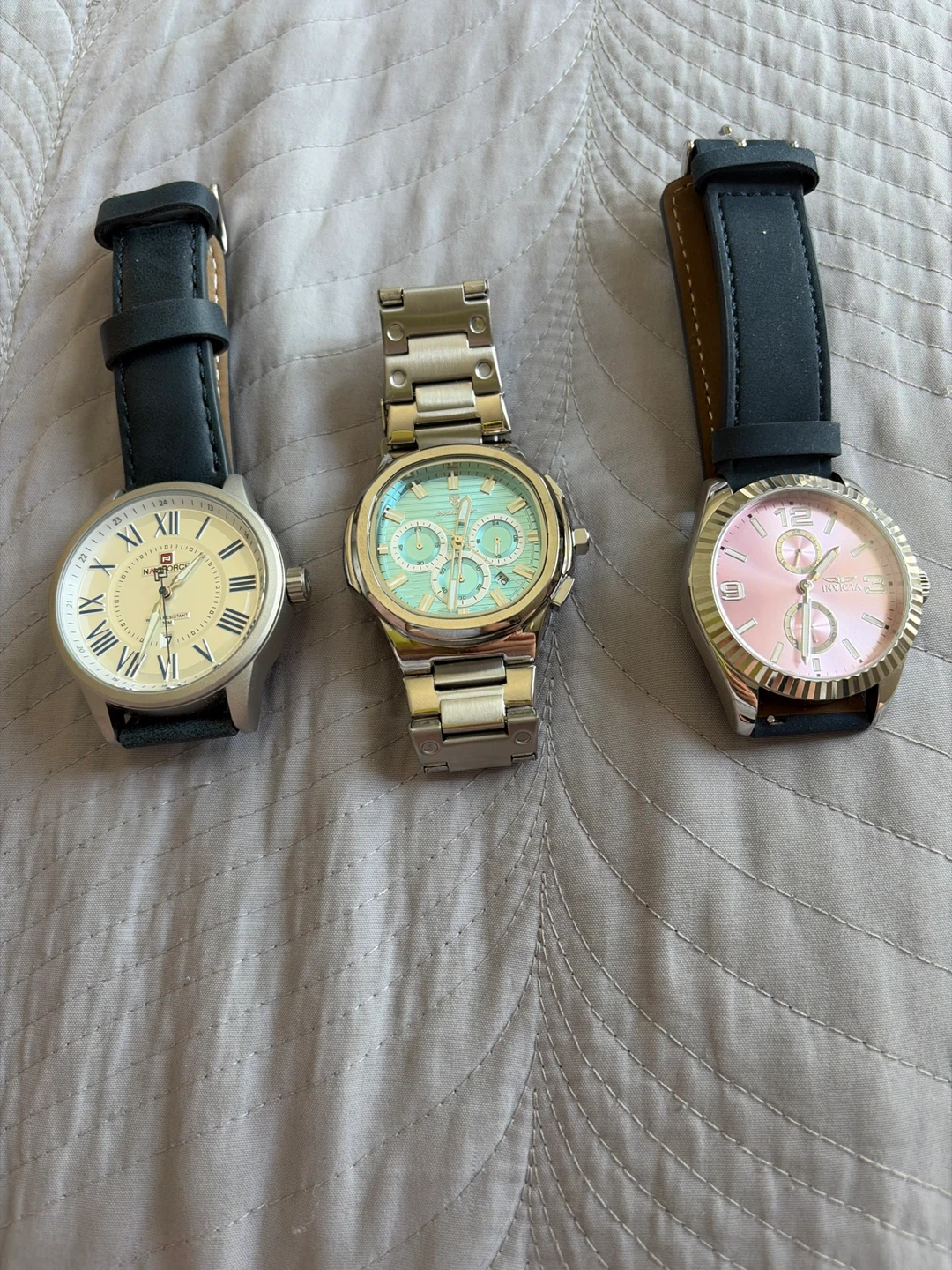 Naviforce and Invicta Men's Watches Bundle
